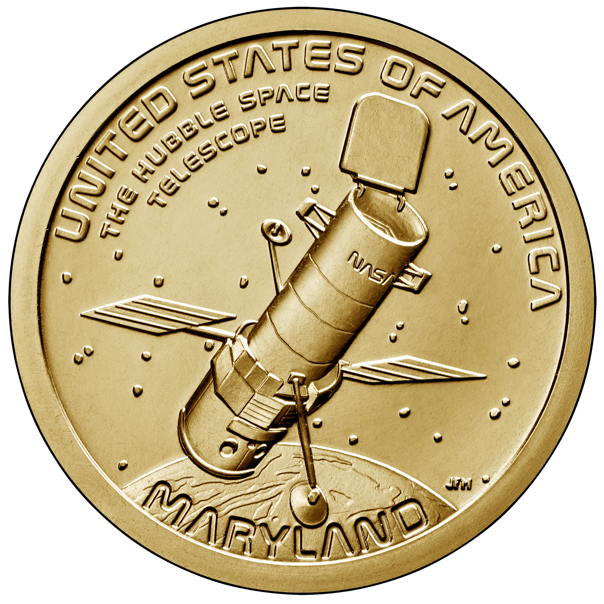 2020 American Innovation One Dollar Coin Maryland Uncirculated Reverse