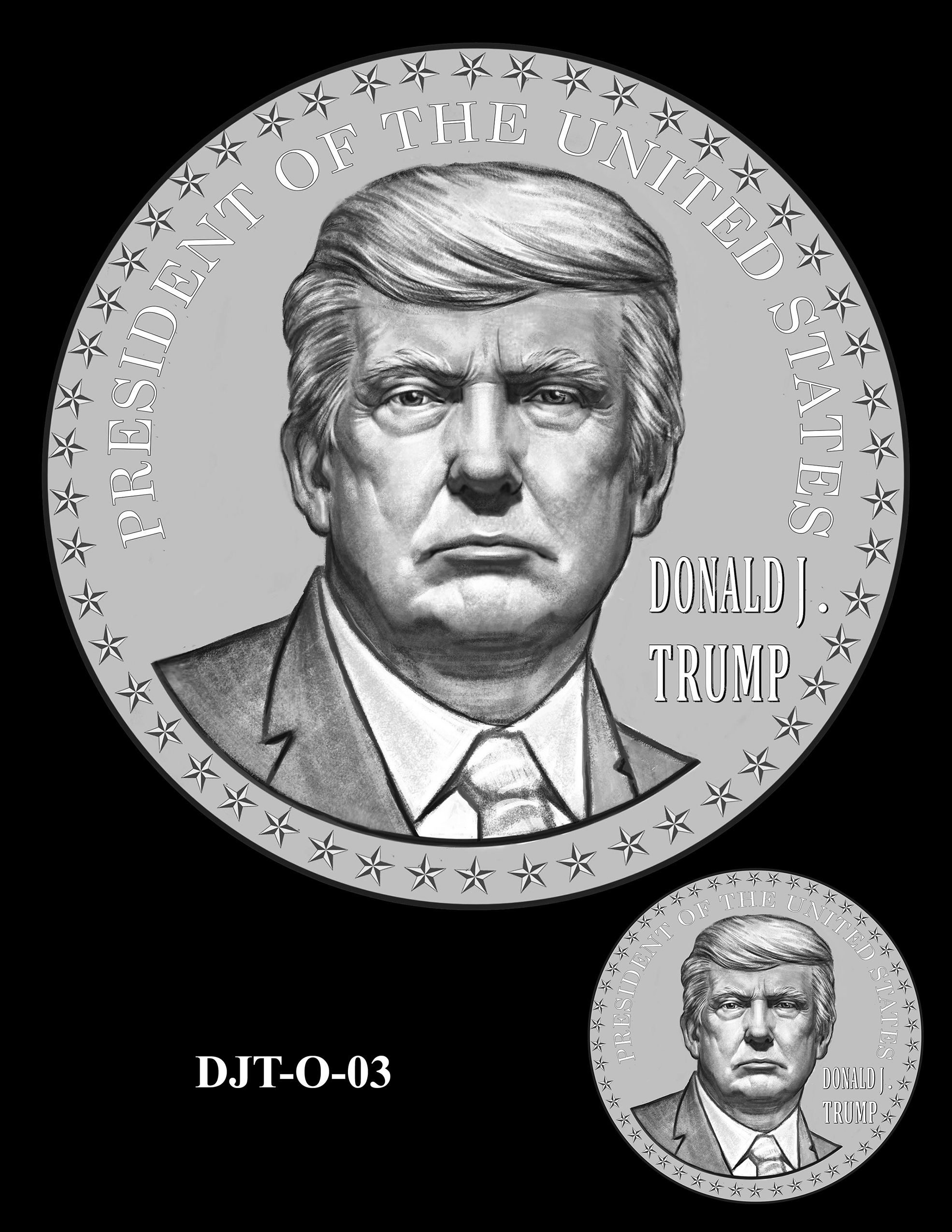 DJT-O-03 -- Donald J. Trump Presidential Medal