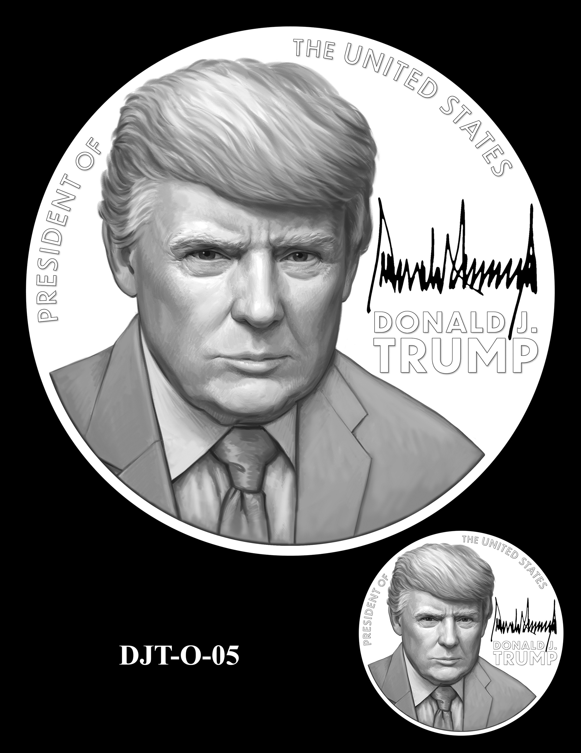 DJT-O-05 -- Donald J. Trump Presidential Medal