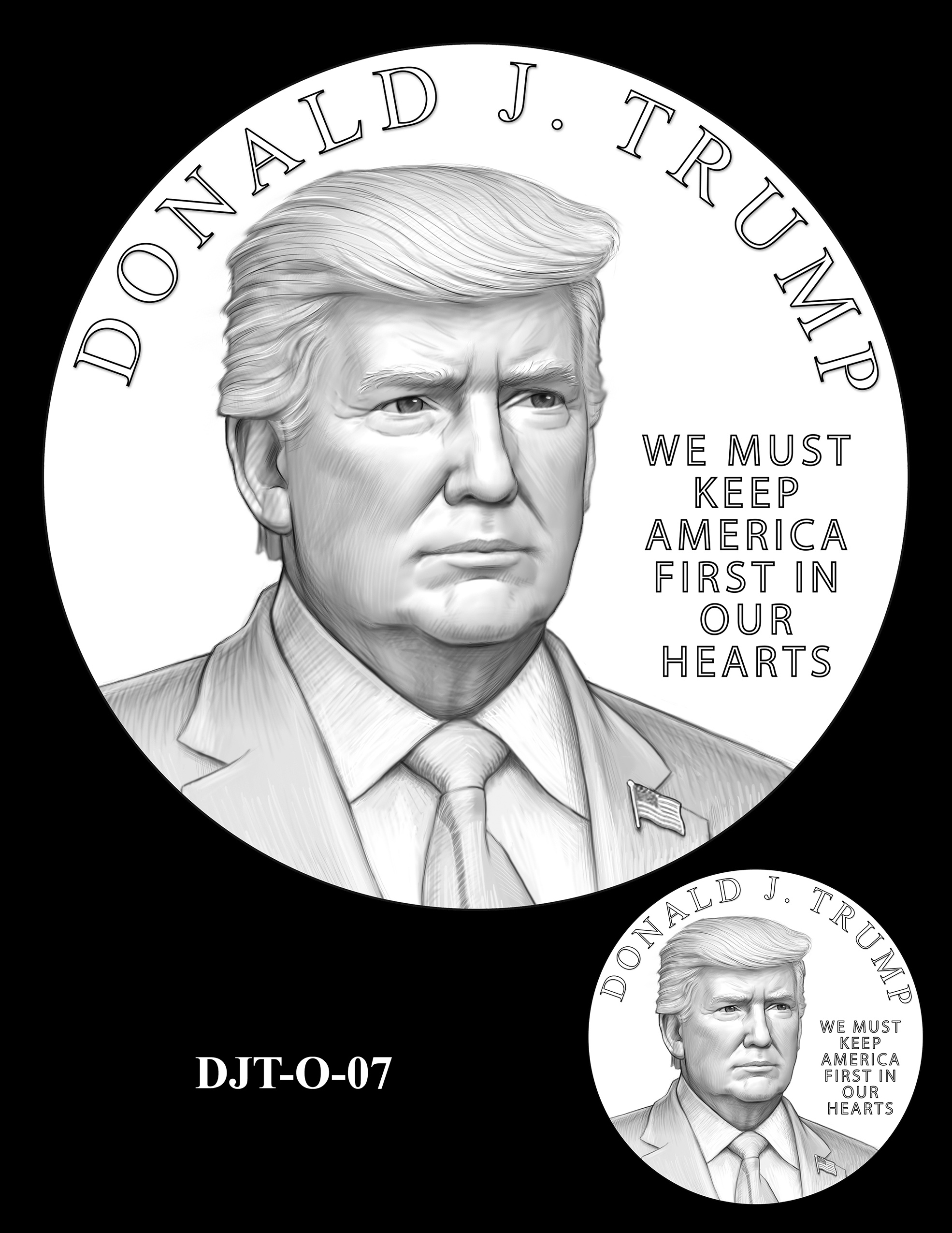 DJT-O-07 -- Donald J. Trump Presidential Medal