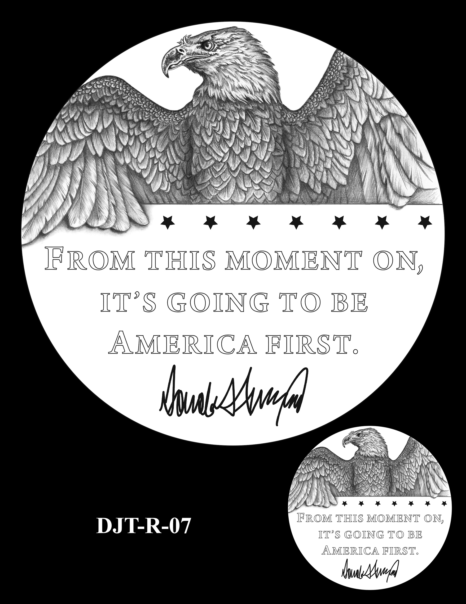 DJT-R-07 -- Donald J. Trump Presidential Medal