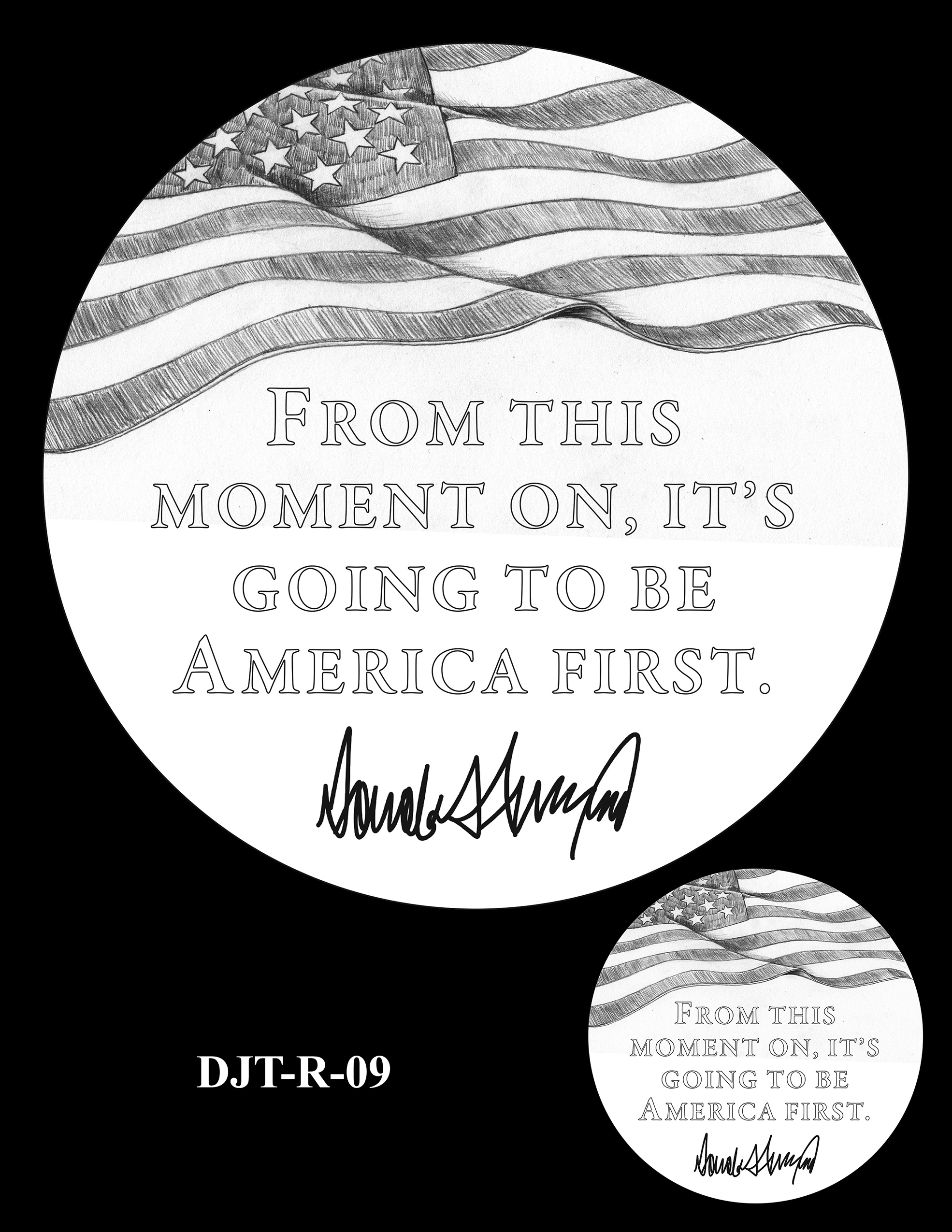 DJT-R-09 -- Donald J. Trump Presidential Medal