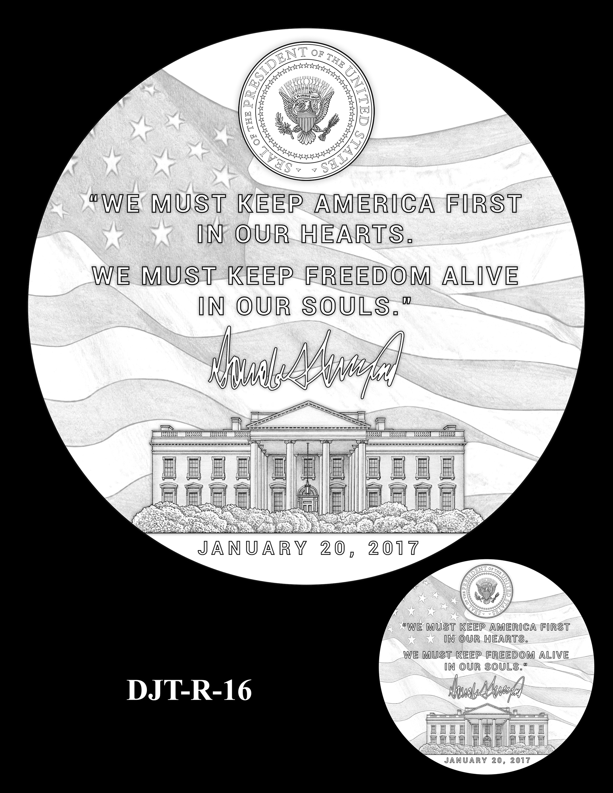 DJT-R-16 -- Donald J. Trump Presidential Medal