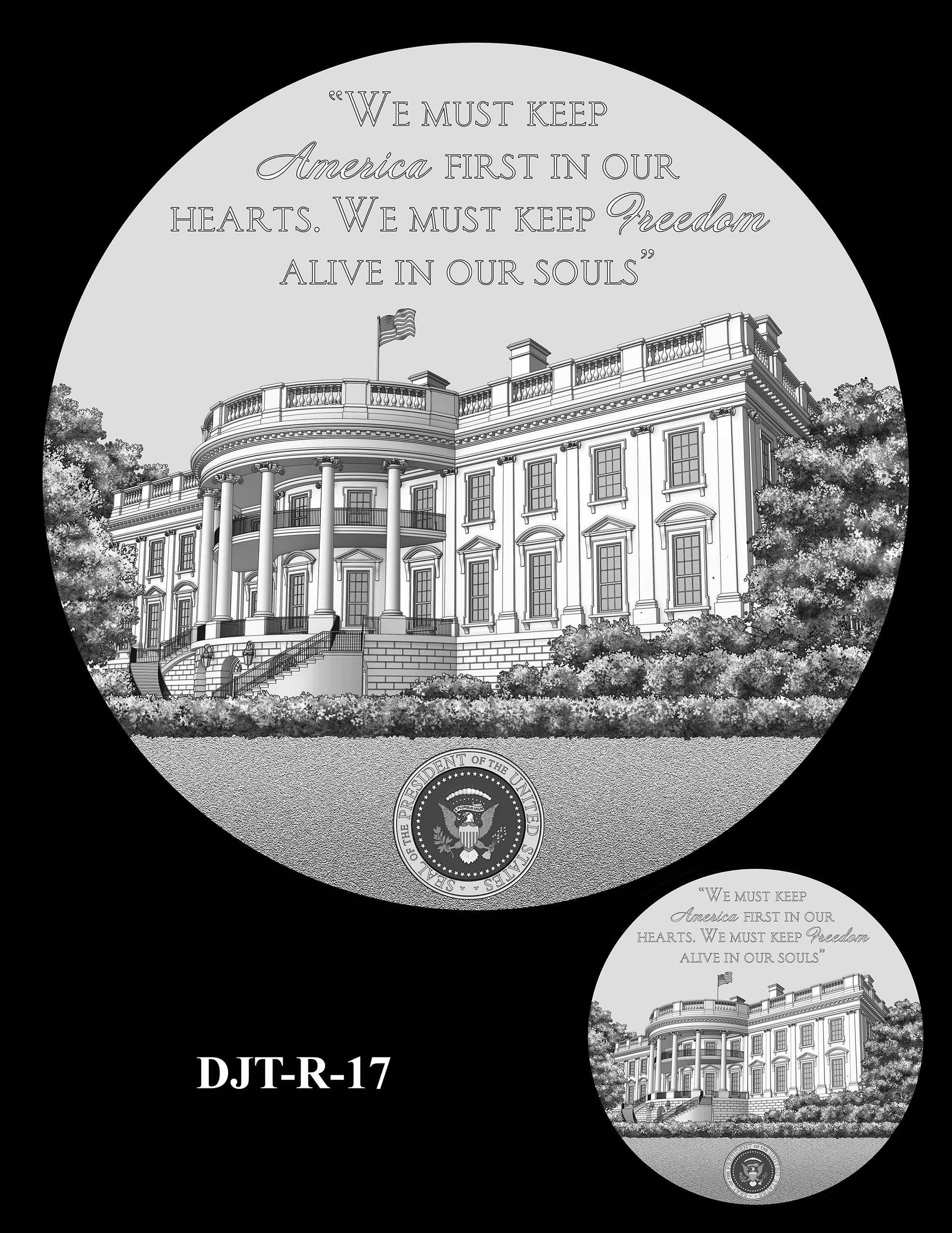DJT-R-17 -- Donald J. Trump Presidential Medal