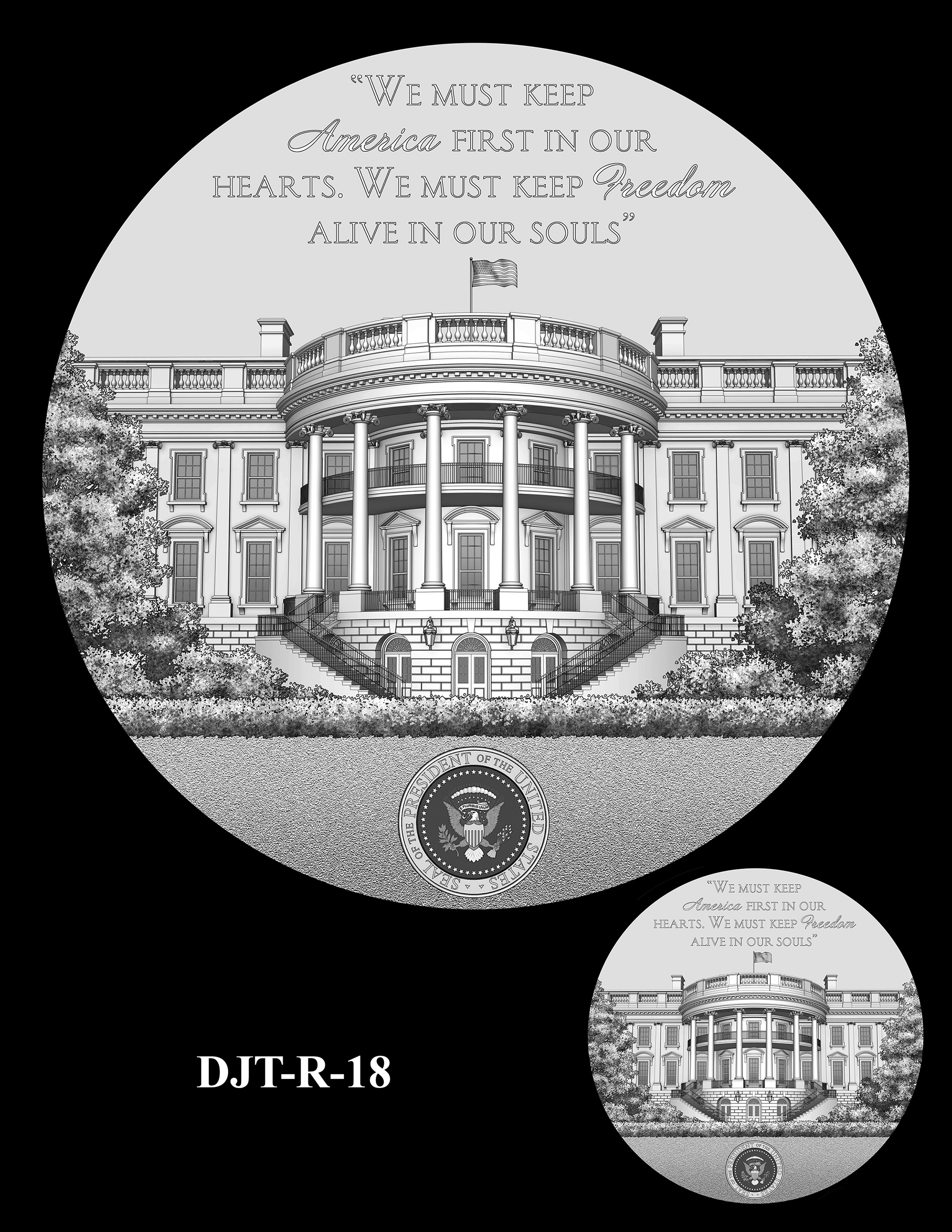 DJT-R-18 -- Donald J. Trump Presidential Medal