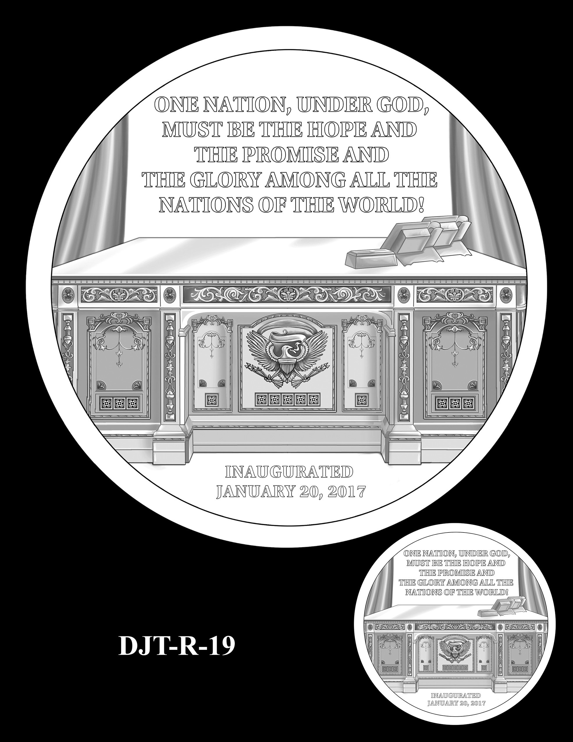DJT-R-19 -- Donald J. Trump Presidential Medal