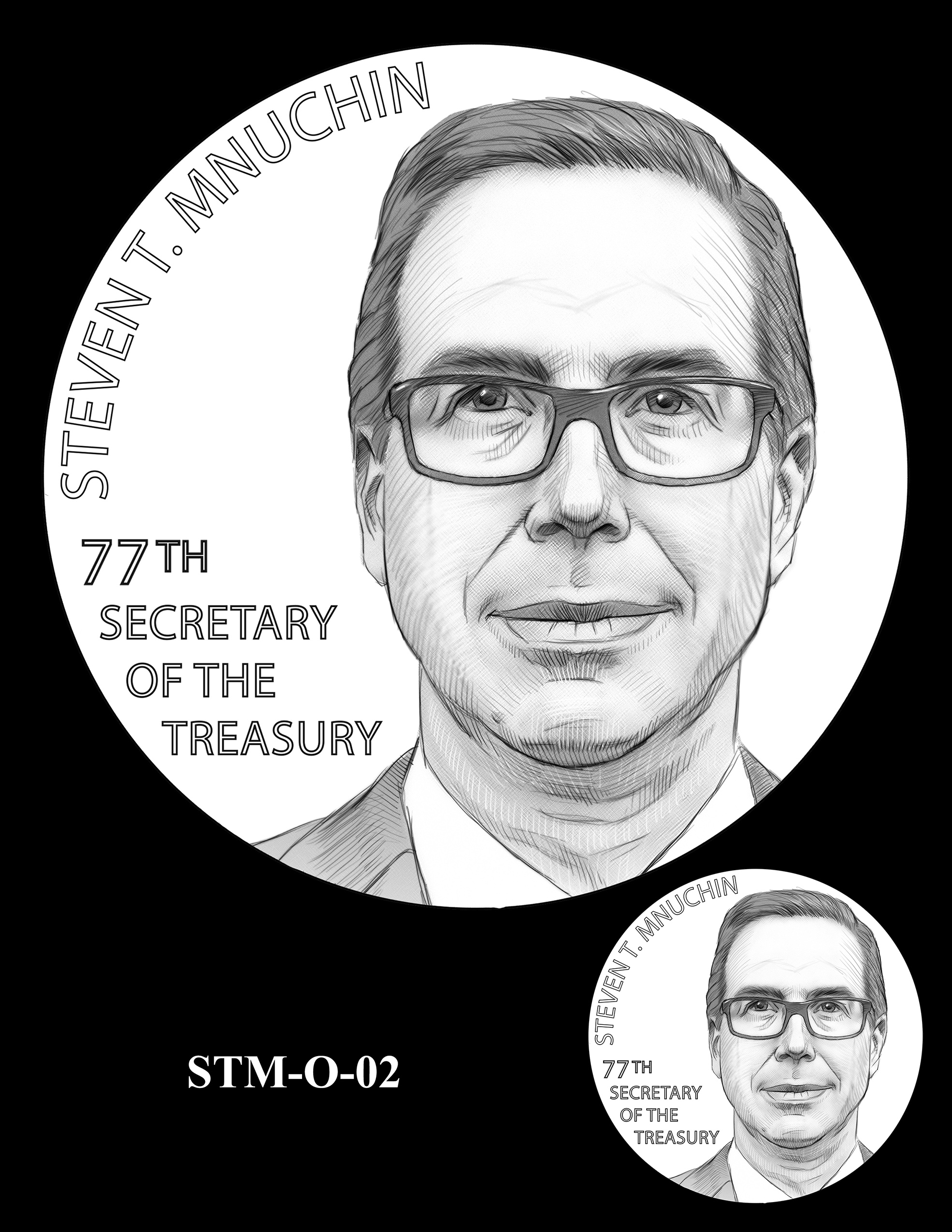 STM-O-02 -- Steven T. Mnuchin Secretary of the Treasury Medal