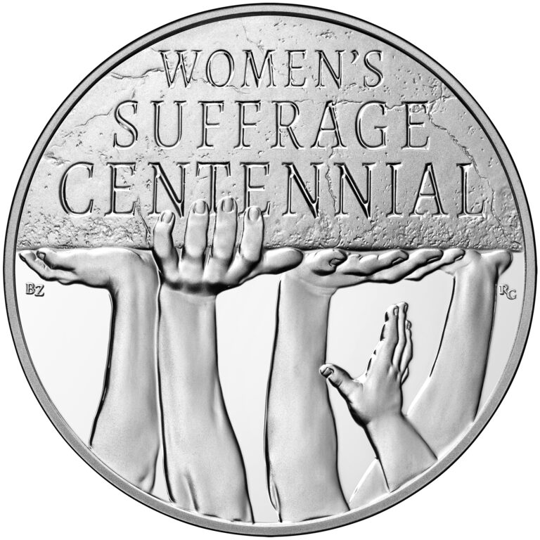 2020 Women's Suffrage Centennial Silver Medal Obverse
