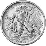2020 American Eagle Palladium One Ounce Uncirculated Coin Reverse