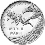 2020 End of World War II 75th Anniversary Silver Medal Obverse