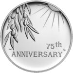 2020 End of World War II 75th Anniversary Silver Medal Reverse