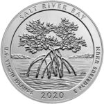 2020 America the Beautiful Quarters Five Ounce Silver Bullion Coin Salt River Bay U.S. Virgin Islands Reverse