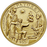 2020 Mayflower 400th Anniversary Gold Reverse Proof Coin Obverse