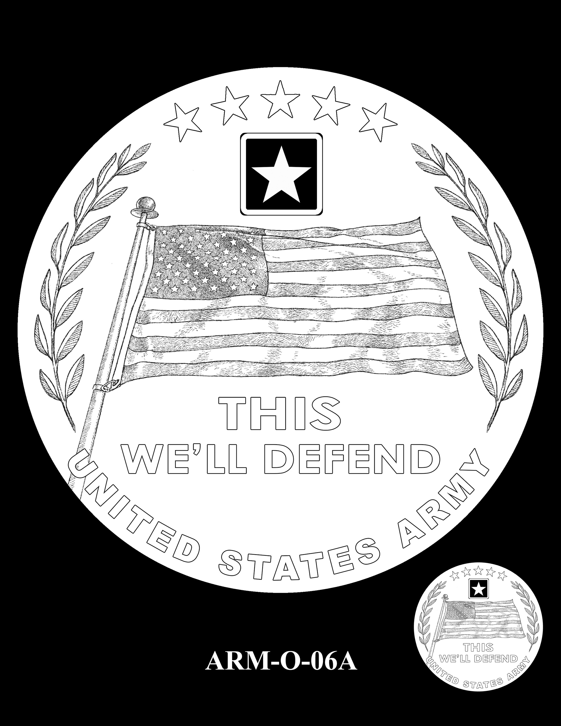 ARM-O-06A -- United States Army Silver Medal