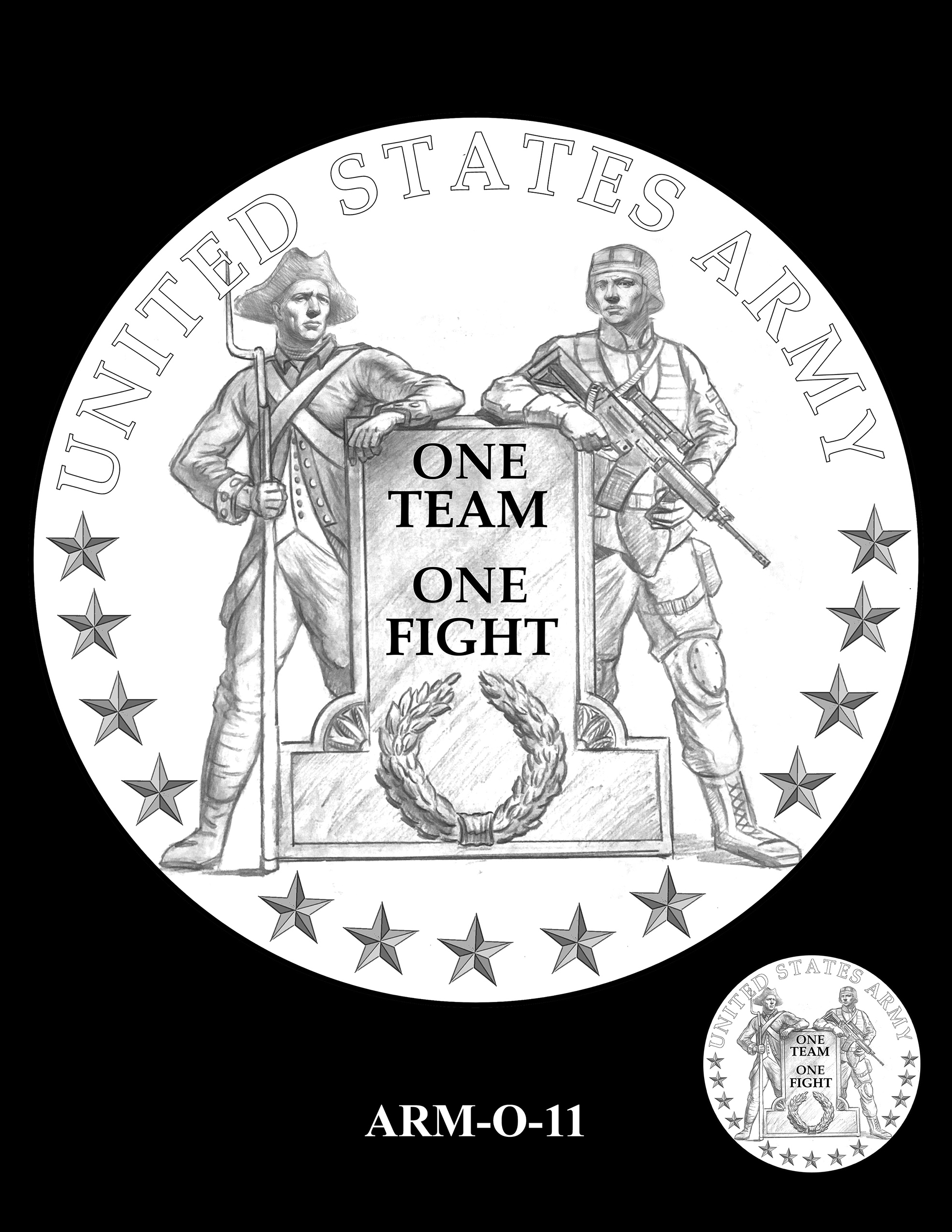 ARM-O-11 -- United States Army Silver Medal