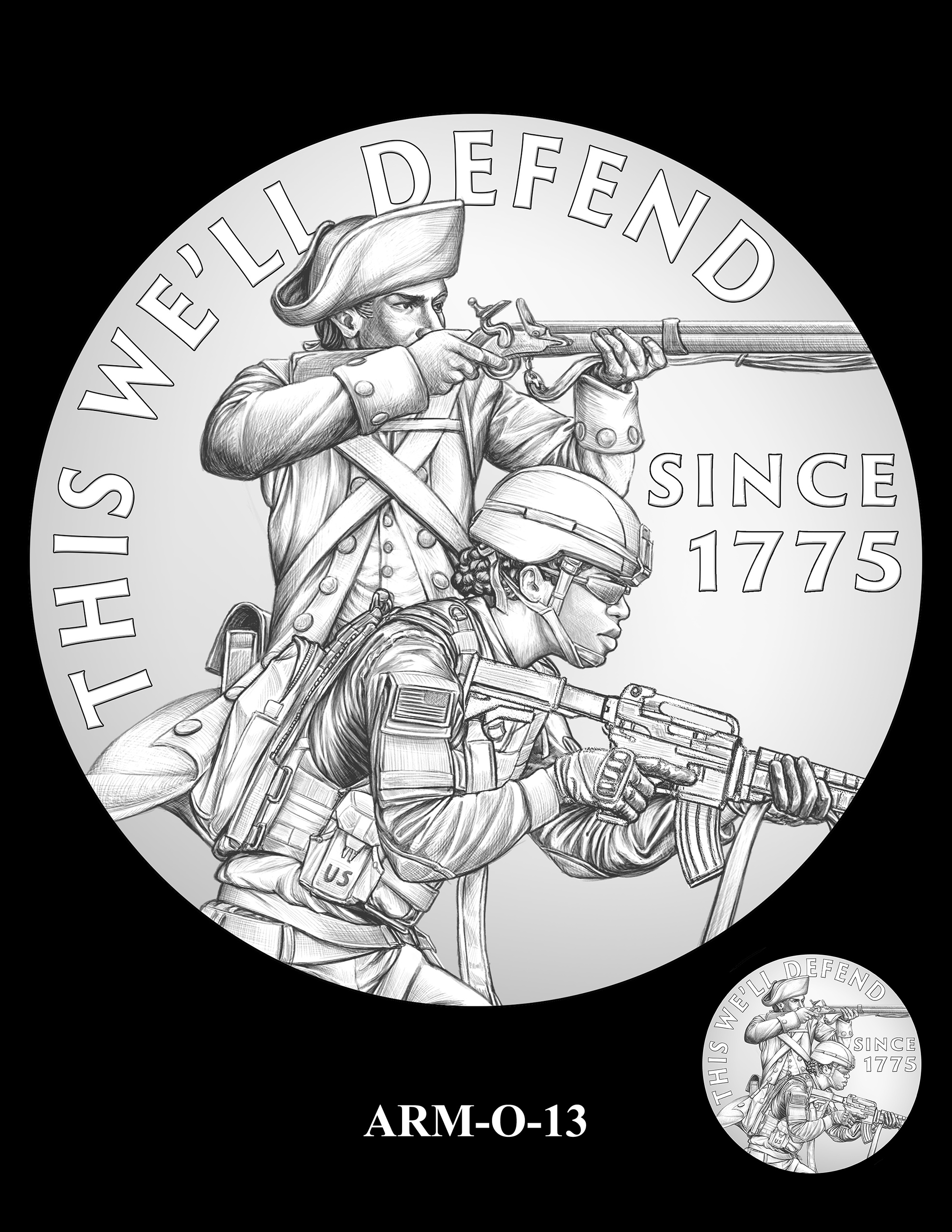 ARM-O-13 -- United States Army Silver Medal
