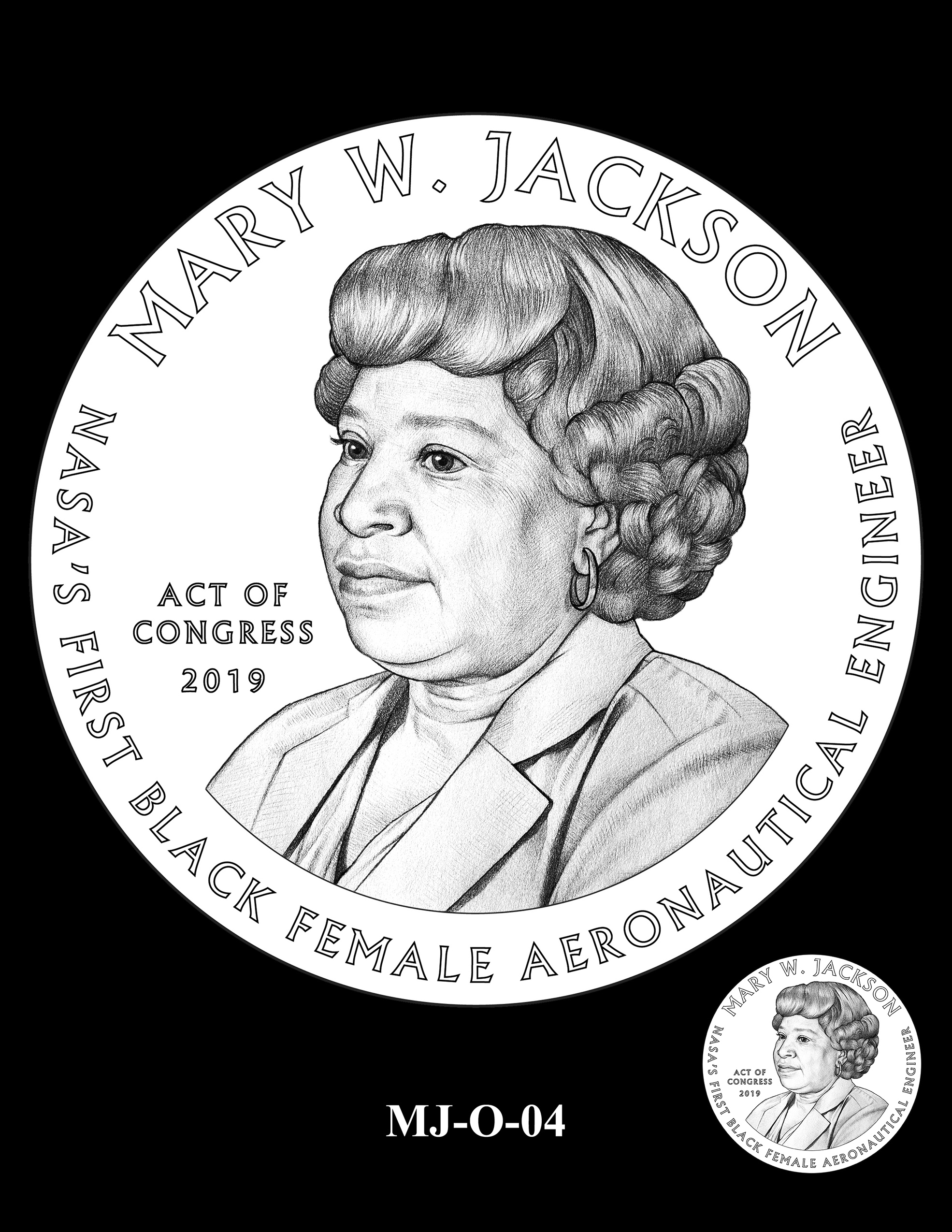 MJ-O-04 -- Mary W. Jackson Congressional Gold Medal