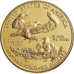 2020 American Eagle Gold One Ounce Uncirculated Coin Reverse
