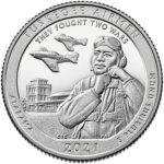 2021 America the Beautiful Quarters Coin Tuskegee Airmen Alabama Proof Reverse