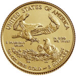 2021 American Eagle Gold One-Tenth Ounce Bullion Coin Reverse Old Design