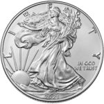 2021 American Eagle Silver One Ounce Bullion Coin Obverse Old Design