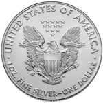 2021 American Eagle Silver One Ounce Bullion Coin Reverse Old Design