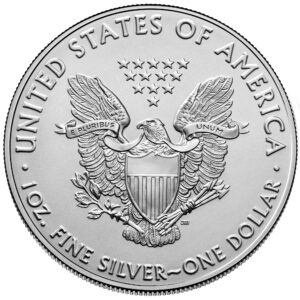 2021 American Eagle Silver One Ounce Bullion Coin Reverse Old Design