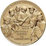 Chinese American Veterans of World War II Bronze Medal Three Inch Obverse