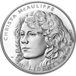 2021 Christa McAuliffe Commemorative Coin Proof Obverse