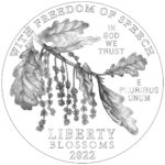 2022 American Eagle Platinum Proof Coin Line Art Obverse