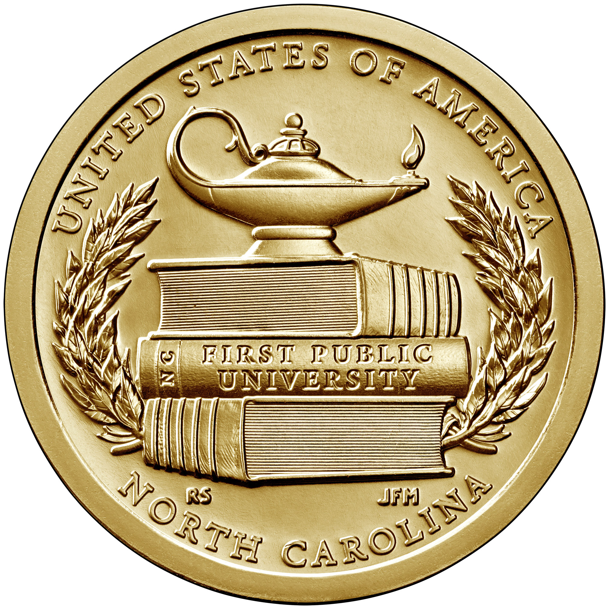 2021 American Innovation One Dollar Coin North Carolina Uncirculated Reverse
