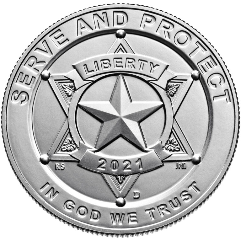 2021 National Law Enforcement Memorial and Museum Clad Coin Uncirculated Obverse