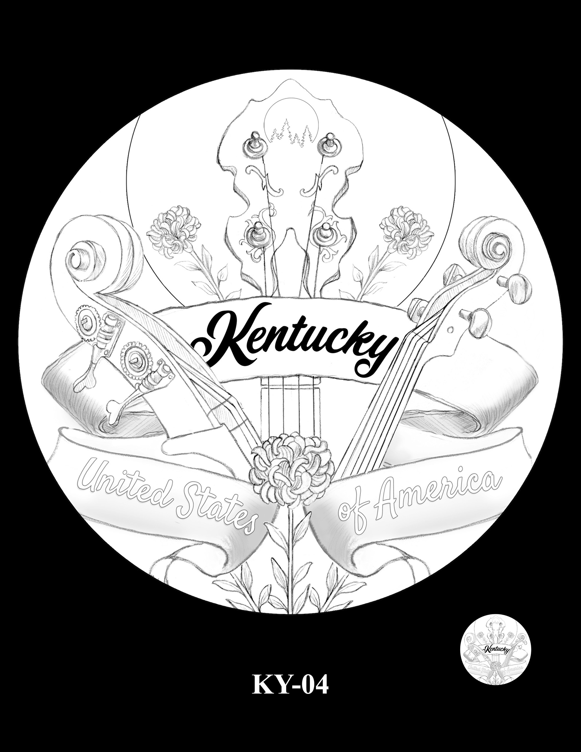 KY-04 -- 2022 American Innovation $1 Coin - Kentucky