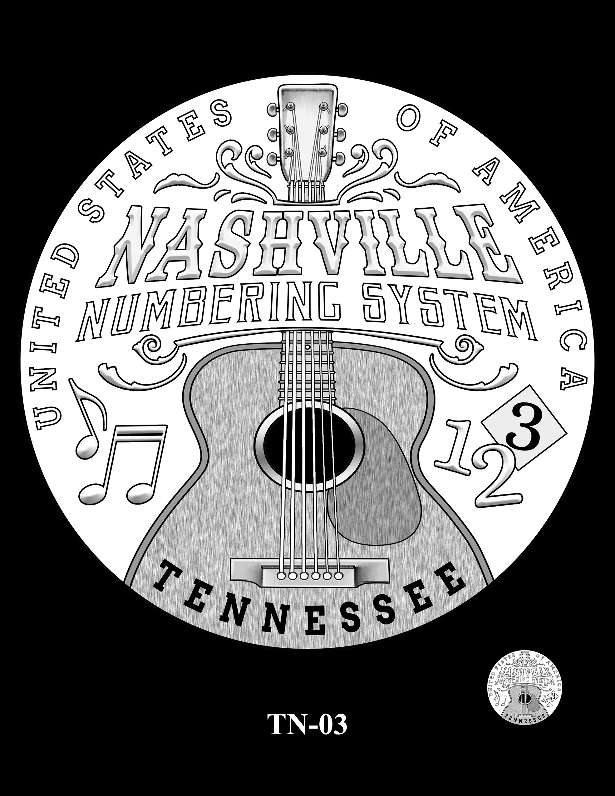 TN-03 -- 2022 American Innovation $1 Coin - Tennessee