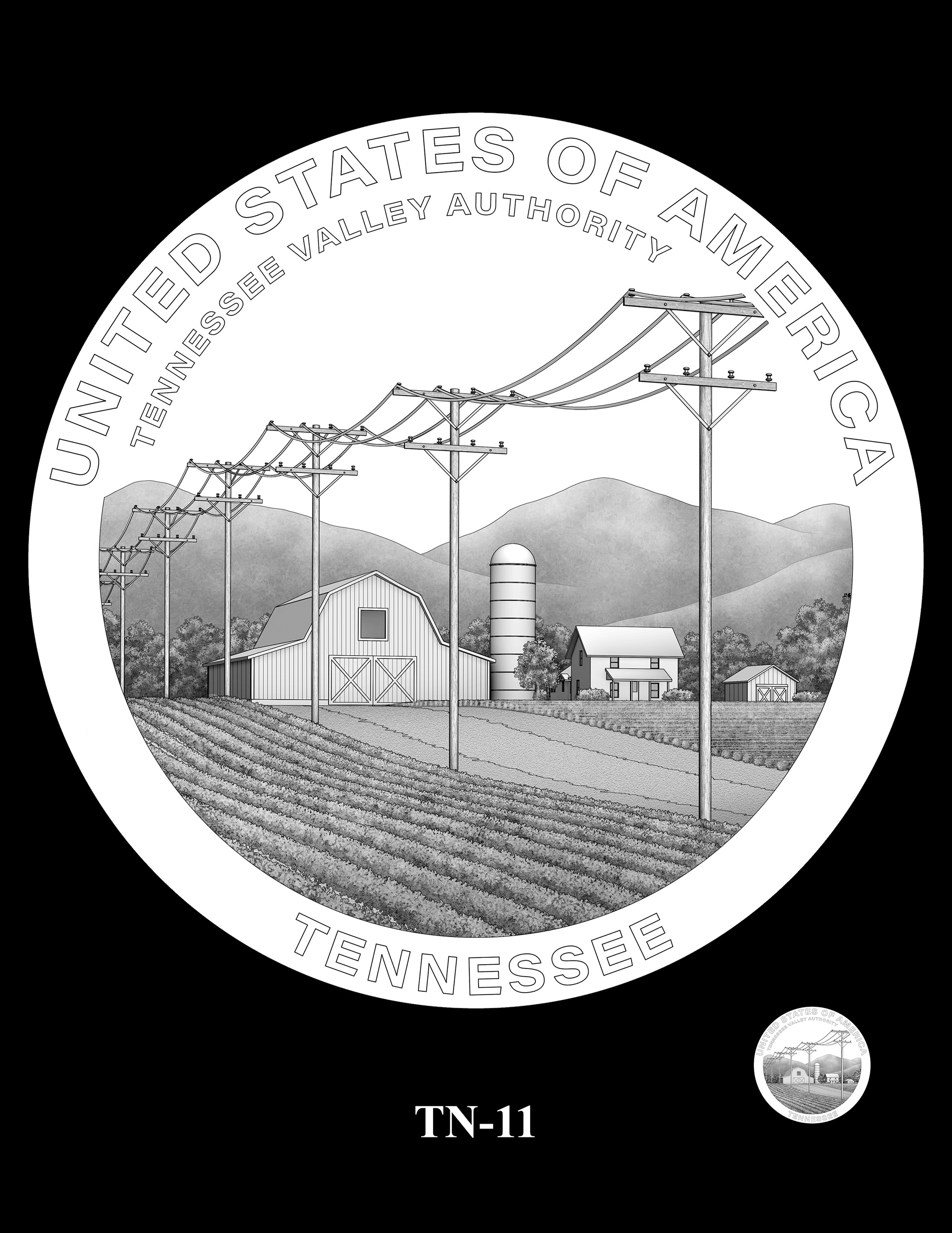 TN-11 -- 2022 American Innovation $1 Coin - Tennessee