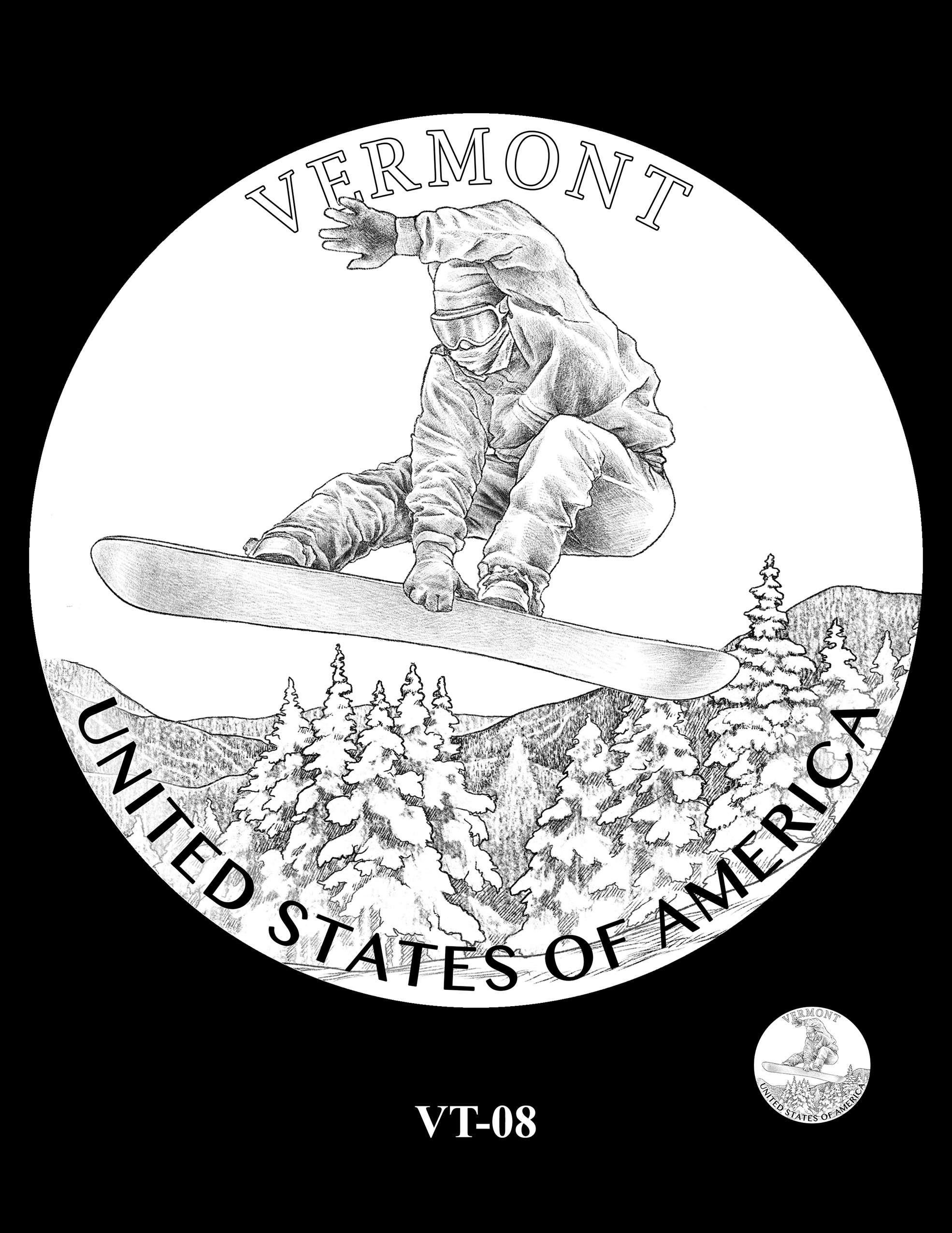 VT-08 -- 2022 American Innovation $1 Coin - Vermont