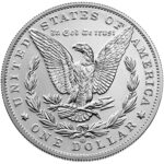 2021 Morgan Dollar Anniversary Coin Uncirculated Reverse CC Privy Mark