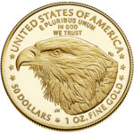 2021 American Eagle Gold One Ounce Proof Coin Reverse New Design