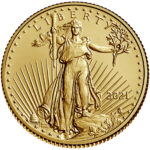 2021 American Eagle Gold Quarter Ounce Bullion Coin Obverse New Design