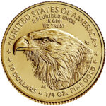 2021 American Eagle Gold Quarter Ounce Bullion Coin Reverse New Design