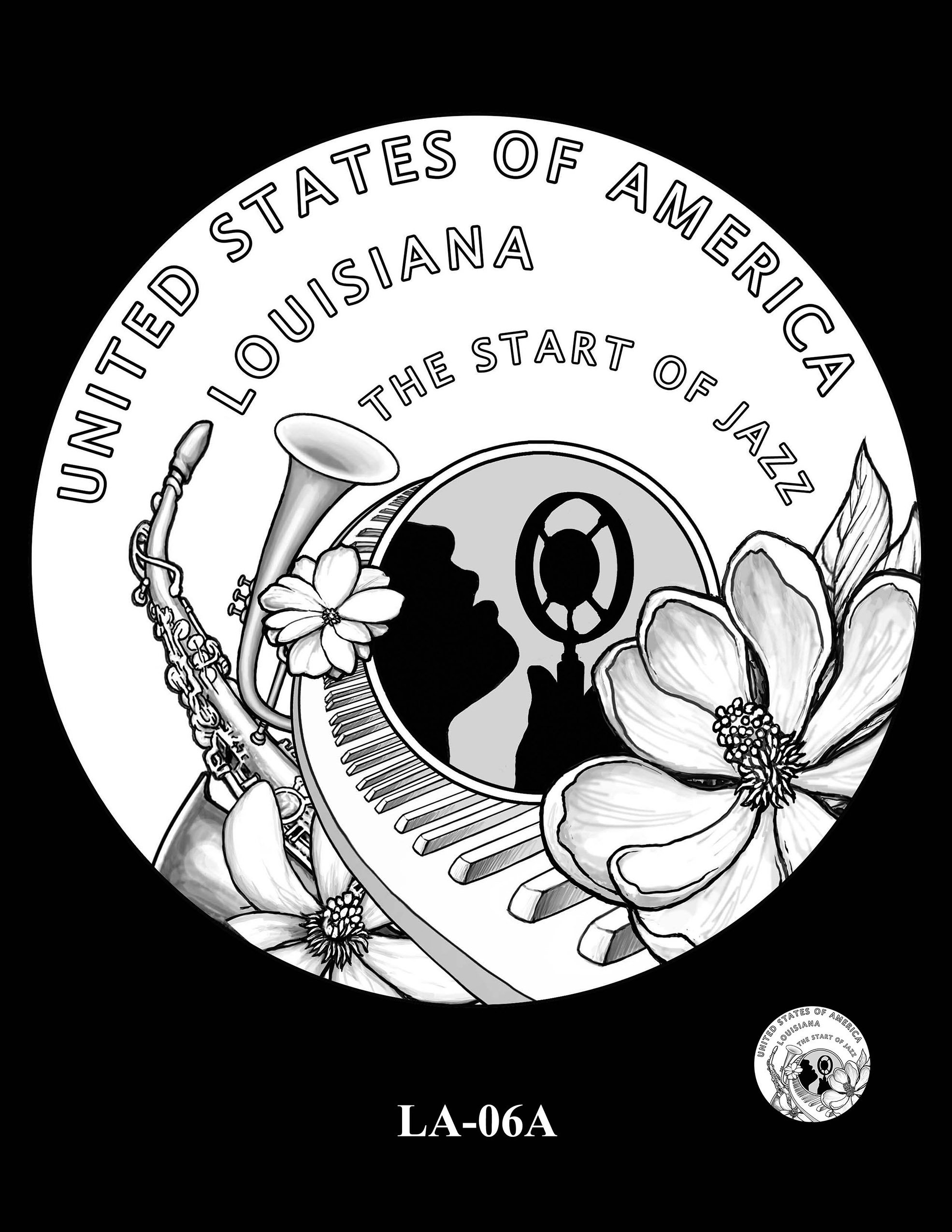 LA-06A -- 2023 American Innovation $1 Coin Program - Louisiana