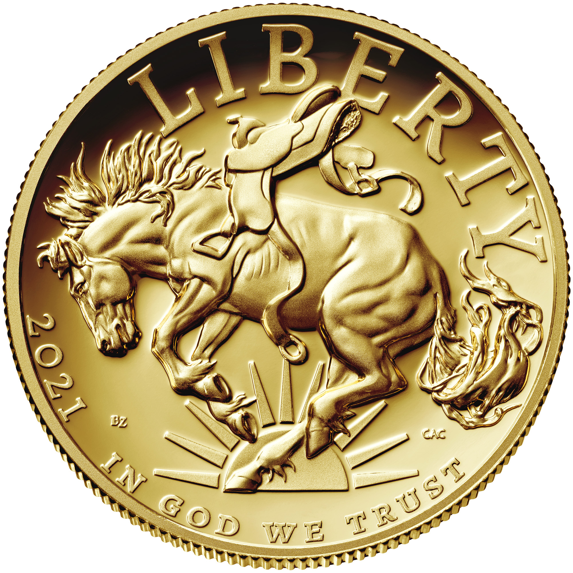 2021 American Liberty High Relief Gold Coin Obverse