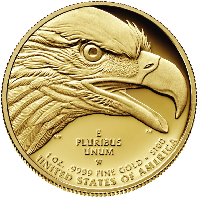 2021 American Liberty High Relief Gold Coin Reverse