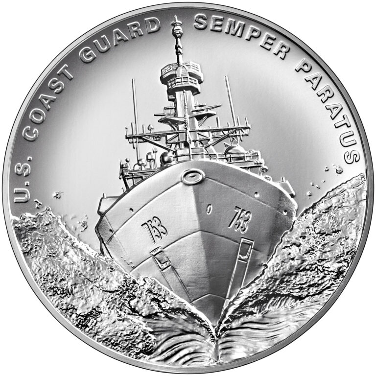 U.S. Coast Guard Silver Medal Obverse