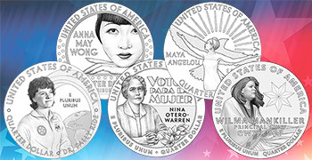 2022 American Women Quarters Program reverse coin designs