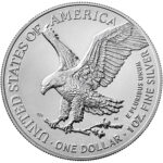 2022 American Eagle Silver One Ounce Bullion Coin Reverse