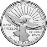 2022 American Women Quarters Coin Maya Angelou Proof Reverse