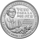 2022 American Women Quarters Coin Nina Otero-Warren Proof Reverse