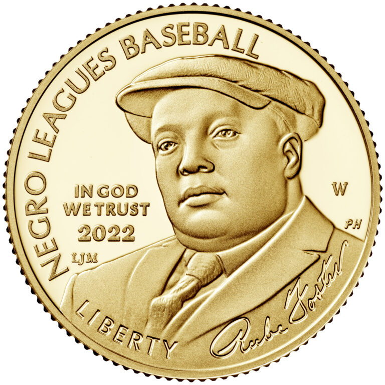 2022 Negro Leagues Baseball Commemorative Gold Proof Obverse