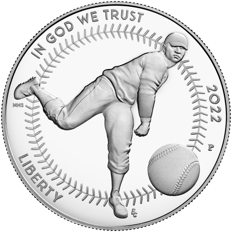 2022 Negro Leagues Baseball Commemorative Silver Proof Obverse